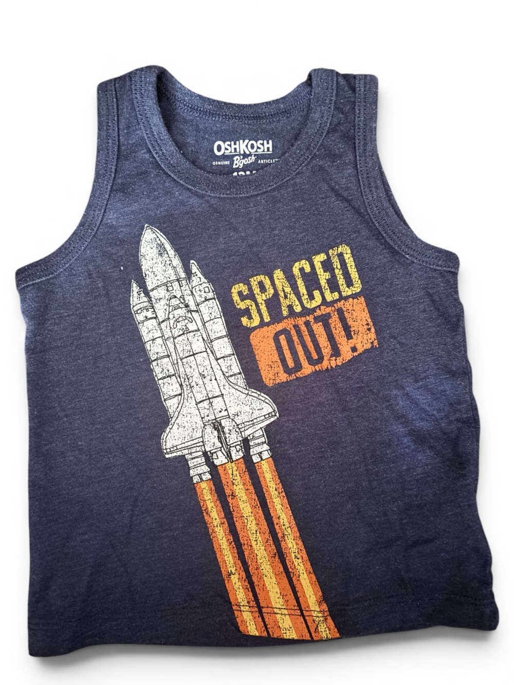 ❤️(12m) OshKosh B’gosh "Spaced Out" Space Shuttle Tank Top